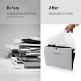 thumbnail image 5 of SKYDUE Expanding File Folder 8 Pockets，Letter A4 Paper Accordion Document Organizer, 5 of 8