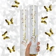 thumbnail image 1 of PrimePure Confetti Party Popper – 2 Pack, White Paper & Gold Mylar, Air-Compressed & Safe, Butterfly Confetti, 1 of 8