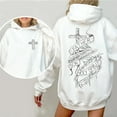 thumbnail image 4 of Christian Trinity Hoodie, Father, Son, Holy Spirit, Cross Dove Crown of Thorns Sweatshirt for Men Women., 4 of 6