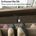 thumbnail image 4 of OXYLIFE Shoe Storage Cabinet Organizer with 3 Flip Mirrored Drawers for Entryway, 4 of 6