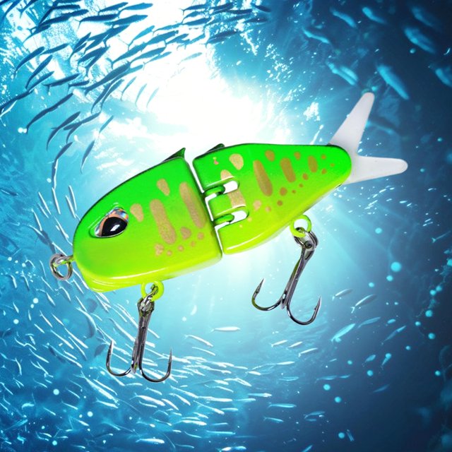 Señor de pesca Swimbait de hundimiento lento con ganchos Cebo artificial 60 mm 6.5g Wobbler para truch