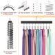 thumbnail image 3 of Organizador de leggings para armario, perchas para pantalones con clips para 20 leggings, jeans, sombreros, pantalones cortos, calcetines, organizador de ropa colgante giratorio de 360° para ahorro de, 3 of 5