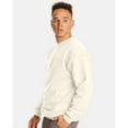 thumbnail image 2 of Hanes Ultimate Cotton Adult Crewneck Sweatshirt, L, White, 2 of 6