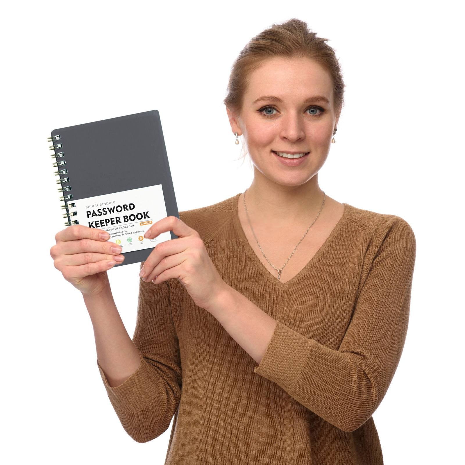 Password Book with Alphabetical Tabs, Hardcover Password Keeper, Password Notebook Organizer for Computer and Internet Address Website Login, Gifts for Home and Office