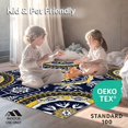 thumbnail image 4 of ODIKA 8'x10' Machine Washable Non-Slip Area Rug, Snowflake Design Winter Celebration Floor Coverings High Traffic Rug with Pad, Black, 620854, 4 of 8