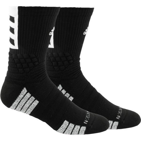 adidas Unisex-US Creator 365 Basketball Crew Socks (1-Pair), Black/White, 9.5-12