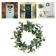 thumbnail image 1 of Decoración de puerta frontal ándalo, granja 20 " invierno primavera granja casa Navidad año boda cocina Colco Puerta delantera colgando corona, 1 of 8