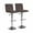 Brown, variant on Aukfa Bar Stools Set of 2, Counter Height Adjustable PU Leather Swivel Bar Chairs with Back and Footrest for Kitchen and Dining Room, Beige