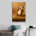 thumbnail image 3 of Funny Opossum Vintage Animal Screaming Possum Canvas Poster Wall Art Picture Prints Hanging Photo Gift Decor Home Posters Artworks 16x24inch(40x60cm), 3 of 6