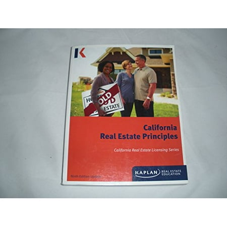 Calfornia Real Estate Principles California Real Estate Licensing Series Ninth Edition Update Kaplan Real Estate Education Pre-Owned Other 1475434979 9781475434972 Martha R. Williams JD Charles