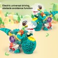 thumbnail image 4 of Electric Walking Dinosaur Toy with Transparent Rotating Gears, Colorful LED Lights & Dynamic Music, Universal Moving Toy for Toddlers, Perfect Christmas Holiday Gift for Kids, 4 of 6