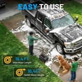 thumbnail image 6 of SPEEDWOW 2000PSI 1.1 GPM Cordless Pressure Washer, 7.2 Gal Water Tank, 3 Water Supply Modes, 0°-180° Swivel Joint, 16FT Hose for Car, Fence, Driveway, Patio, Deck, 6 of 10