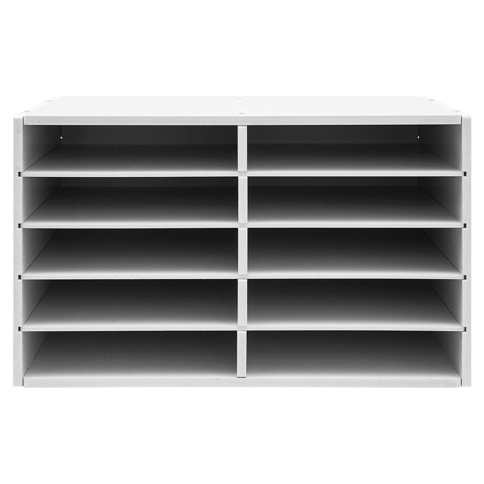 2 pcs Desktop Paper Storage Cabinets Office File Storage Cabinet File Storage Cabinet White