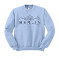 thumbnail image 1 of Skyline Berlin Germany Sweatshirt Unisex 2X-Large Light Blue, 1 of 5