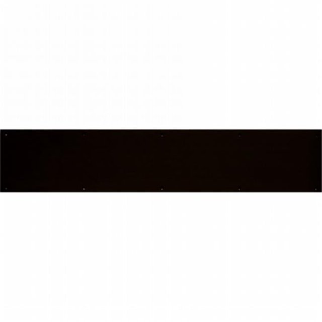 6 x 28 in. Vis Monter Plaque de Kick en Aluminium Bronze Foncé