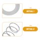 thumbnail image 3 of EXHUMKY 4Jgo Accesorios Para Mezcladora De Acero Inoxidable Con Resortes Y Arandelas Para Uso En Cocina, 3 of 8