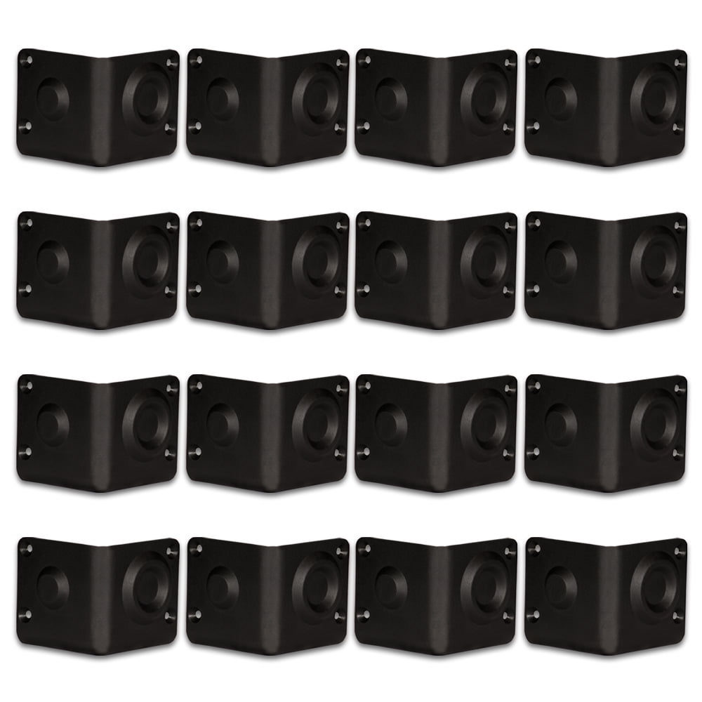 Goldwood Sound GC401 Black ABS Plastic Corners Set of 16