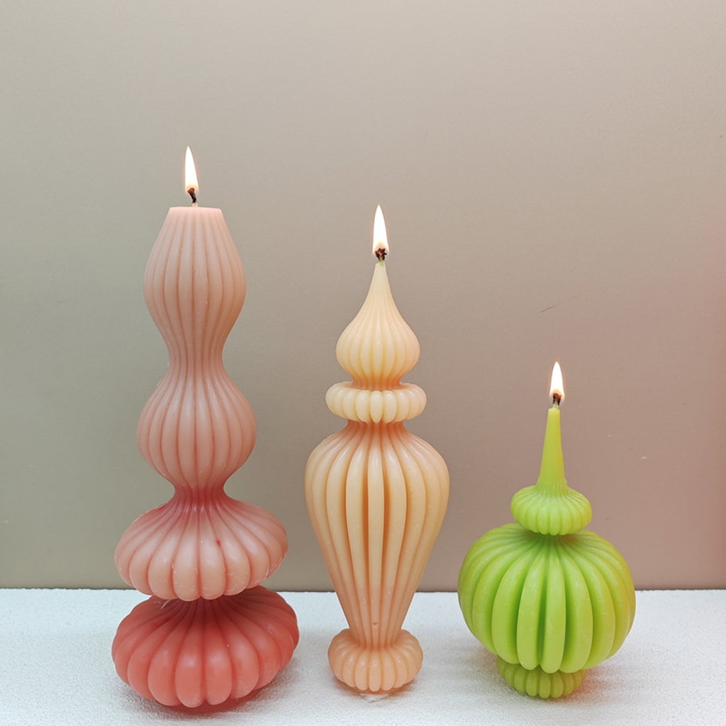 Silicone Mould Line Balled Candle Molds Ornament Plaster Molds Craft Supplies