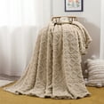 thumbnail image 5 of Furry Blanket Shawl Wool Blanket Office Nap Nap Blanket Sofa Cover Blanket Student Dormitory Blanket, 5 of 6