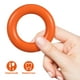 thumbnail image 2 of Anillo de juguete para morder para perros de caucho Natural y duradero, juguete para masticar y limpiar los dientes para mascotas (naranja), 2 of 5