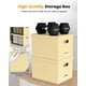 thumbnail image 5 of Caja organizadora de archivos Oterri con tapa de cuero amarillo crema, 5 of 6