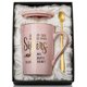 thumbnail image 1 of Doublewhale Sister Gifts - Regalos de cumpleaños para hermanas, regalo de cumpleaños de Navidad para Soul Sisters, taza de café con estampado dorado de cerámica de mármol rosa de 14 onzas con tapa de, 1 of 1