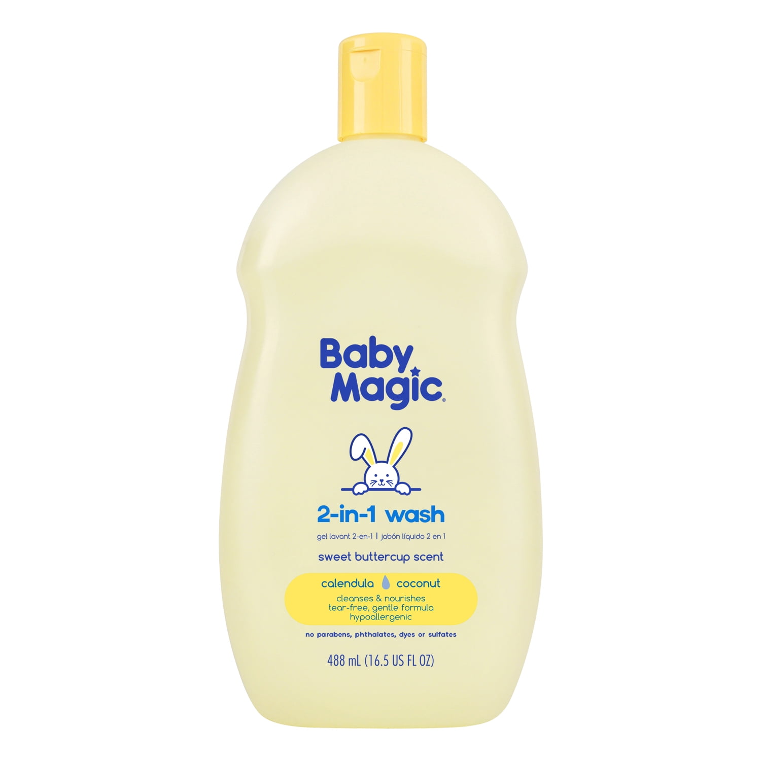 Baby Magic 2in1 Shampoo & Wash, TearFree, Calendula Oil & Coconut