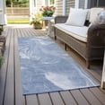 thumbnail image 6 of Addison Rugs Chantille Indoor/Outdoor Transitional Abstract Blue Washable Runner Rug, 2'3" x 7'6", 6 of 6