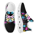 thumbnail image 1 of Zapatos planos de plataforma ligeros para mujer, de nuevo estilo, con diseño de cielo estrellado y dental oscuro, zapatillas de malla para mujer, 1 of 6