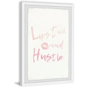 HomeStock Urban Upmarket Lipstick And Hustle Framed Painting Print