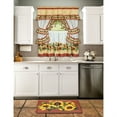 thumbnail image 2 of Juego de cortinas para ventana Ergode Black Eyed Susan Cottage 57x36 Spice, 2 of 2