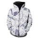 thumbnail image 1 of Sudadera con capucha y cremallera para hombre, diseño de mariposa de dibujos animados, estilo Harajuku, informal, unisex, de manga larga, con capucha, divertida, para adolescentes, 1 of 6