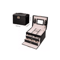 thumbnail image 5 of Caja De Almacenamiento Joyero, 3 Capas Color Negro, 5 of 5