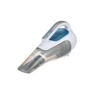 BLACK+DECKER Dustbuster Cordless 10.8V Handheld Vacuum, for Dirt and Debris, with Crevice Tool and Push-in Brush, HHVI315JO42, White