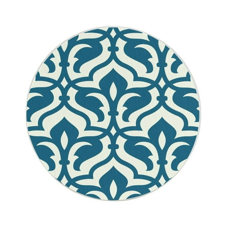 

Circular Drink Coasters Set Arabesque Pattern Beautiful Home Decor Diatomite Heat-Resistant Diatomite Protect Table Countertop