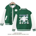 thumbnail image 1 of Sanrio Cinnamoroll Jacket Hello Kitty Kuromi Overcoat Woman Jacket Autumn Spring Kids Loose Sports Baseball Uniform Clothes Gift, 1 of 7