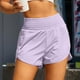thumbnail image 2 of Pantalones cortos de yoga sin costuras y cintura alta para mujer: doble capa, no transparentes, largo 3/4, tallas S-XL, 2 of 8