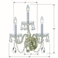 thumbnail image 3 of Crystorama Lighting - Wall Mount - Crystal - Three Light Wall Sconce in Classic, 3 of 5