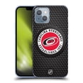 thumbnail image 1 of Head Case Designs Officially Licensed NHL Carolina Hurricanes Puck Texture Soft Gel Case Compatible with Apple iPhone 14, 1 of 7