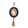 thumbnail image 2 of Disney Sketchbook Hercules and Megara Spinning Cameo Christmas Ornament New Tag, 2 of 3