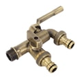 thumbnail image 1 of Robinet Double Extérieur 3/4 Po, Robinet de Remplacement Extérieur Double Antigel pour Jardin, 1 of 7