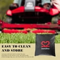 thumbnail image 3 of AYAMAYA Riding Lawn Mower Cover, Heavy Duty 420D Oxford Cover for Rider Garden Tractor Waterproof UV Protection Fits Decks up to 54", Black & Gray, 3 of 8