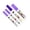 Purple, variant on Tombstone Touch Up Pen Kit, Large Capacity Metal Nib Marker, Waterproof Heat & Scratch Resistant Ink for Stone Restoration, Monument Lettering Repair Kit, Concrete Marker (4 Pack)