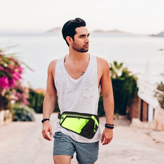 BESTYASH Stylish Waist Bag with Adjustable Strap, Material for Outdoor Sports, Hiking, Running, and Travel