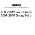 thumbnail image 2 of CMX Rear Disc Brake Caliper Assembly Left Right Side (Driver Passenger) Kit for Car Jeep Liberty Dodge Nitro KBC-100435, 2 of 10