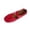 Red, variant on Women's Summer Casual Closed Toe Leather Sandals,Comfortable Soft Sole Ankle Strap Mary Jane Orthopedic Beach Shoes Silver 7