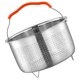 thumbnail image 4 of Rejilla para vaporera de cocina, cesta de acero inoxidable para vaporera, olla arrocera, rejilla para vaporera, soporte para cocinar al vapor alimentos, 4 of 8