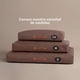 thumbnail image 2 of Cama Antiestrés de Foam ESQUIMAL Café Grande para Perro y Gato Lavable, 2 of 6