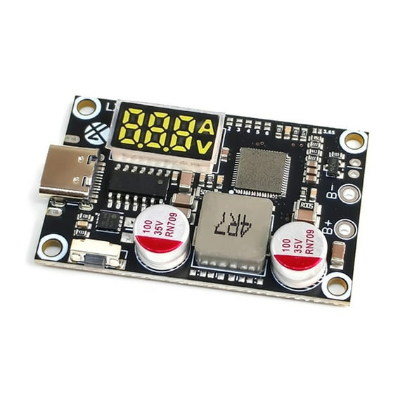 45W Fast Charging Module for 2-6S Batteries DIY Power Board with Type-C PD&QC Supports Lithium&Lithium Iron Batteries A