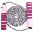 thumbnail image 1 of Cuerda para saltar para niños, cuerda para saltar con contadores y asas cómodas, cuerda para saltar de velocidad, cuerda para entrenamiento físico y boxeo, color morado, 1 of 5